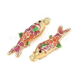 Brass Enamel Pendants&nbsp;KK-CBA3297-05A-G01