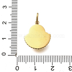 304 Stainless Steel Pendants&nbsp;STAS-Q337-13G