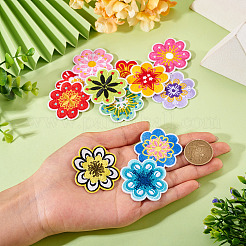 12Pcs Polyester Clothing Patches&nbsp;PATC-TAC0012-001