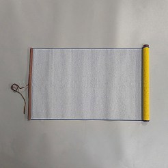ポリエステル＆プラスチック＆合金製 書道筆 水書き マジッククロス  錦織りの再利用可能な中国書道練習用巻物  きいろ  400x43x34mm&nbsp;AJEW-WH0481-455C