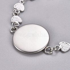 Tarnish Resistant 304 Stainless Steel Bracelet Making&nbsp;STAS-L248-004P-B