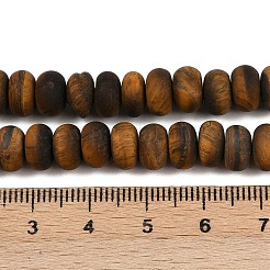 Natural Tiger Eye Beads Strands&nbsp;G-P575-A05-8x5mm-01