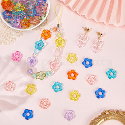 100Pcs Transparent Acrylic Bead Frame&nbsp;TACR-SP0001-34