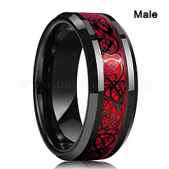 男性用ドラゴン合金指輪  ブラック  usサイズ10（19.8mm）&nbsp;FS-WGF8AF7-04