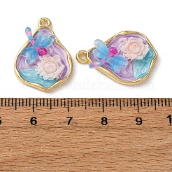 Alloy Enamel Pendants&nbsp;ENAM-B028-19KCG