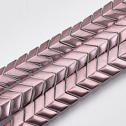 Electroplated Non-magnetic Synthetic Hematite Beads Strands&nbsp;G-S365-023B