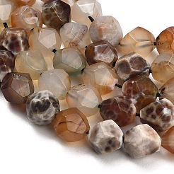 Natural Agate(Dyed & Heated) Beads Strands&nbsp;G-K425-B06-01