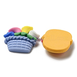 Opaque Resin Decoden Cabochons&nbsp;CRES-I029-02
