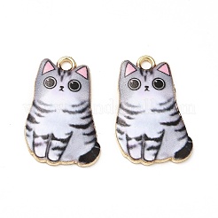 Alloy Enamel Pendants&nbsp;X-ENAM-M046-12G-E