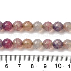 Dyed & Heated Natural Dragon Veins Agate Beads Strands&nbsp;G-P539-A01-01