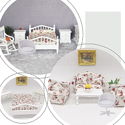 ABS Plastic Chair Micro Landscape Dollhouse Accessories&nbsp;LS-DJEW-WH0039-127