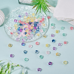 120Pcs 8 Colors Transparent Glass Beads&nbsp;GLAA-TA0004-25