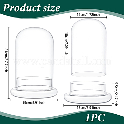 Arch Glass Dome Cover&nbsp;AJEW-WH0481-569A
