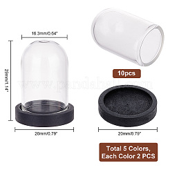 10Pcs Mini Glass Domes&nbsp;AJEW-PH0004-32B
