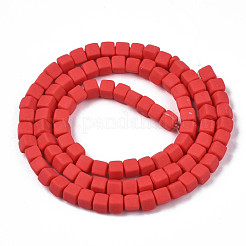 Handmade Polymer Clay Beads Strands&nbsp;CLAY-N008-061-06