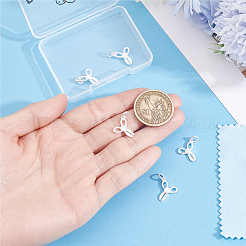 5Pcs 925 Sterling Silver Charms&nbsp;STER-BBC0009-93B