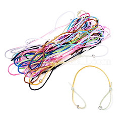 30Pcs 10 Colors Nylon Thread Cord Bracelets Making&nbsp;BJEW-TAC0039