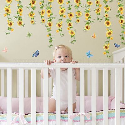 Discount sunflower baby room decor Top Sellers