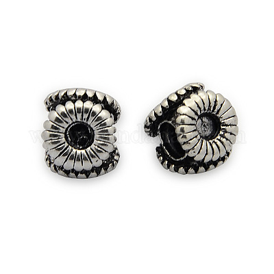 Brass European Beads&nbsp;KK-J185-05AS-NF-1