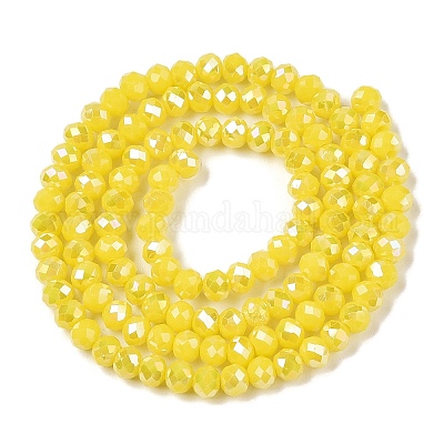 Electroplate Glass Beads Strands&nbsp;EGLA-A044-P3mm-B04-1