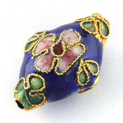 Handmade Cloisonne Beads&nbsp;X-CLB082Y-6-1