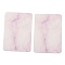 Paper Earring Display Cards, Rectangle with Marble Pattern, Medium Purple, 7.2x5.1x0.04cm, 100pcs/bag