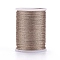 Polyester Metallic Thread, Tan, 1mm, about 7 yards/roll