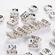 Brass Rhinestone Spacer Beads&nbsp;RSB074NF-01S-1
