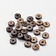 ココナットビーズ  ドーナツ  ブラウン  12mm  約1000個/500g&nbsp;COS017-2-1