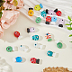 20Pcs 2 Styles Handmade Lampwork Beads&nbsp;LAMP-PA0001-33-4