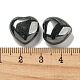 Natural Black Stone Beads&nbsp;G-P531-A02-01-3