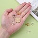 Brass Screw-Back Earring with Loop&nbsp;EC143-M-4