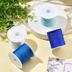 4 Rolls 4 Colors Round Nylon Chinese Knot Cord&nbsp;NWIR-FS0001-06B