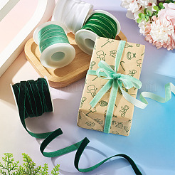 40 Yards 4 Colors Single Face Velvet Ribbon&nbsp;SRIB-TA0001-34A