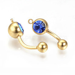 304 Stainless Steel Navel Rings&nbsp;STAS-Q222-G