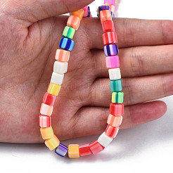 Handmade Polymer Clay Beads Strands&nbsp;CLAY-N008-060-05