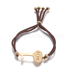 Adjustable Nylon Cord Bolo Bracelets&nbsp;BJEW-F374-B