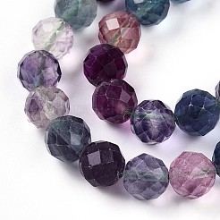 Natural Rainbow Fluorite Beads Strands&nbsp;G-S345-8mm-29