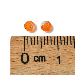 プレシオサ®クリスタルビーズ  チェコクリスタル  双円錐形(451 69 302 ロンデル)  90310 200 太陽 アブ  3mm  穴：0.8mm&nbsp;Y-PRC-BA3-90310-200