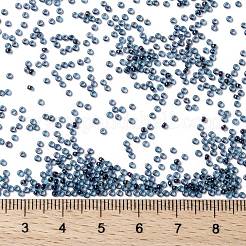 MIYUKIラウンドロカイユビーズ  日本製シードビーズ  （rr346)マット透明オリーブab  15/0  1.5mm  穴：0.7mm  約5555PCS /ボトル  10 G /ボトル&nbsp;SEED-JP0010-RR0346