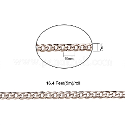 304 Stainless Steel Cuban Link Chains&nbsp;CHS-CJ0001-28P