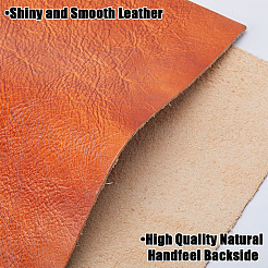レザー生地  DIY 手作り衣類ラベル用の革シート  ハンドバッグ  シエナ  30x20x0.1cm&nbsp;DIY-WH0002-79F-04
