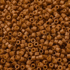 MIYUKIデリカビーズ  シリンダー  日本製シードビーズ  11/0  （db0653)は不透明なカボチャに染め  1.3x1.6mm  穴：0.8mm  約10000個/袋  50 G /袋&nbsp;SEED-X0054-DB0653