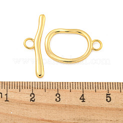 Brass Toggle Clasps&nbsp;KK-A223-24G