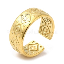 304 Stainless Steel Open Cuff Rings&nbsp;RJEW-K245-67G
