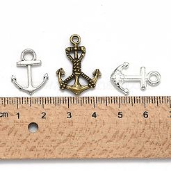 Nautical Theme Tibetan Style Alloy Pendants&nbsp;TIBEP-MSMC021-07M