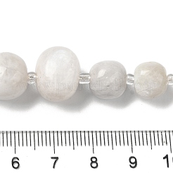 Natural White Moonstone Beads Strands&nbsp;G-Q169-E08-01