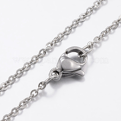 Non-Tarnish 304 Stainless Steel Pendant Necklaces&nbsp;NJEW-J053-03P