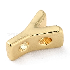 Rack Plating Brass Slide Charms&nbsp;KK-M254-15G-Y