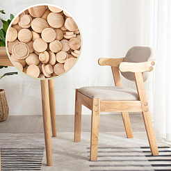 160Pcs 4 Styles Wooden Stairs Decorative Cover&nbsp;AJEW-GF0013-95